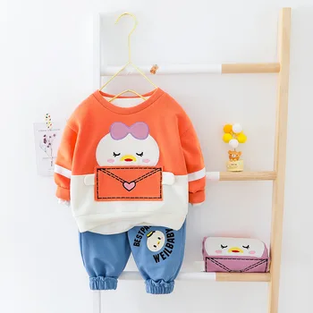 Mihkalev Toddler Boys Baby Clothes Set 2020 jesień dzieci dziewczyny 2 szt zestawy ubrań dla dzieci dres stroje