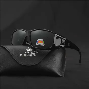 MINCL/męskie krótkowzroczność okulary jazdy lustro noc unisex jazdy okulary miło owinąć wokół punktów FML