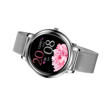 MK20 Lady Smart Watch 2020 Full Touch Screen Women Smartwatch Sleep Monitor Girls Fitness Tracker dla Androida Xiaomi Huawei z systemem IOS