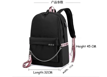 Mochila Kpop Stray Kids plecak damskie plecaki szkolne torby dla nastolatek Usb ładowanie laptopa plecak plecak do podróży