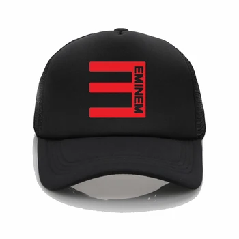 Moda siatka cap Eminem drukowanie czapki mężczyźni i kobiety letnia czapka nowa kapelusz, słońce graffiti czapka z daszkiem