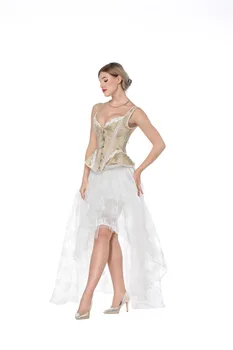 Moda Vintage, steampunk gorset sukienka retro wiktoriański gotycki gorset top Burlesque koronkowy gorset gorset sukienka Halloween