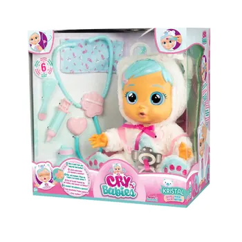 Modelowanie 3D płakać dzieci плачущая lalka udawać, grać lekarz zabawka dla dziewczynki winylu плачущая lalka łzawienie płacz dziecka Dzieci niespodzianka prezent