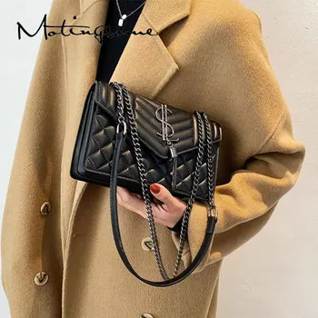 Modna damska torba na ramię z łańcuchem wysokiej jakości skórzana mała torebka Party portfel damski i torby Luksusowe markowe torby 2021
