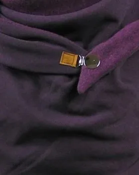 Modne anty-plucie chusty dla kobiet 2020 Soild Dot Printing Button Soft Wrap codzienne ciepłe szale szal szalik damski marki#GH