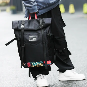 Modne drukowanie unisex plecak o dużej pojemności Oxford męski drogowy plecak miejski osób plecak trend uniwersytet szkolna torba