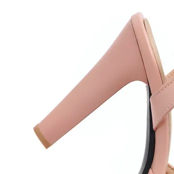 MORAZORA 2020 nowy przyjazd Damskie sandały modne słodkie letnie różowe buty wieczorowe, buty ślubne, duży rozmiar 34-47 hihg obcasy obuwie damskie