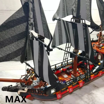 Na magazynie twórca Pirates of The Caribbean Ship MOC Model Building Blocks Bricks QL1803 QL1801 QL1802 QL1804 QL1800 QL1800