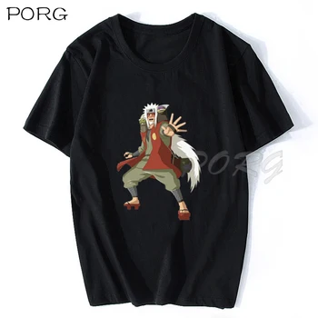 Naruto Anime Jiraiyi Sannin Ninja Knight Warrior Martial Aesthetic Tumblr Summer Funny T-Shirts 2020 Fashion Oversize T Shirt