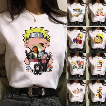 Naruto Tshirt meble odzież mężczyźni bawełna lato Amin t-shirt casual kreskówka druku męskie topy śmieszne Japonia koszulka chłopcy i dziewczęta