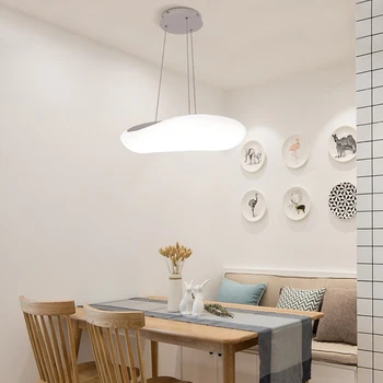 Nordic white cloud LED lampa wisząca nowoczesna jadalnia sypialnia pokój dzienny restauracja garderoba kawiarni deco oświetlenie przejścia