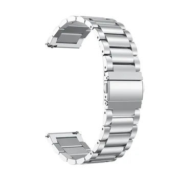 Nowa dostawa 20 mm luksusowy pasek ze stali nierdzewnej dla Samsung Galaxy watch Active 42 mm ze stali, bransoletka dla godzin metalowy pasek naręczny