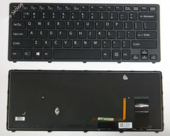 Nowa klawiatura laptopa SONY VAIO Fit SVF14N1E2R SVF14N1E4R SVF14N1J2E czarny 149263721US z podświetleniem