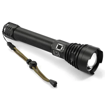 Nowa latarka led XHP90 High lumen Tactical Latarka Akumulator skalowalne wodoodporny Troch Light na kempingu turystyki pieszej polowania