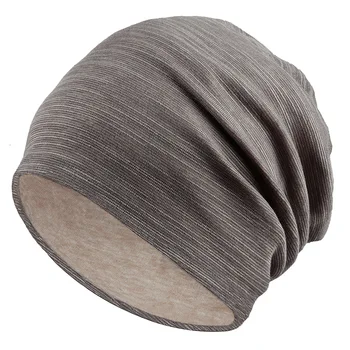 Nowa moda kobiety czapka bawełna ciepły hip-hop czapka jesień zima damskie proste czapki Beanie czaszki dla dziewczynki