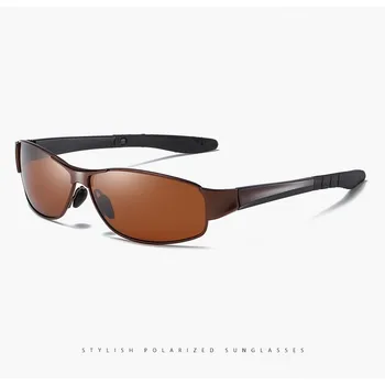 Nowe rocznika męskie klasyczne okulary polaryzacyjne Womens Sport Fishing Driving Running Golf Shades Eyewears UV400 Protection Oculos