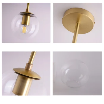 Nowoczesna oprawa led Downlight Surface Mounted Light Glass Ball Lamps Home Living Room, Bathroom Bedroom Kitchen Indoor Decor Light Fixture