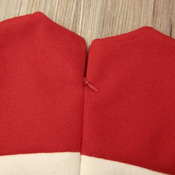 Nowy 2020 boże Narodzenie dzieci dziewczynki Jesień Zima kamizelka kochanie rękawów Rogi druku wełniane bluzy kamizelki odzież Dziecięca