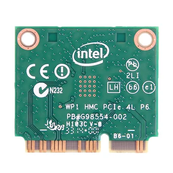 Nowy Intel 3160HMW Dual Band Wireless AC + Bluetooth Mini PCIe card obsługuje śruby montażowe pasma 2,4 ghz i 5,8 Ghz B/G/N/AC