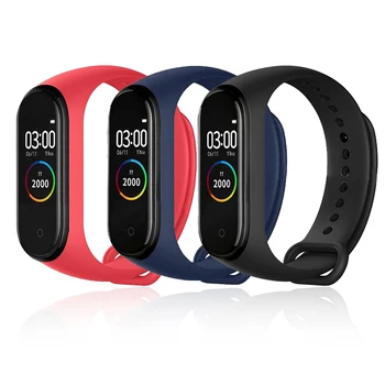 Nowy M4 Smart Band Fitness-Tracker Smart Watch Sport Smart Bracelet Heart Rate Blood Pressure Smartband Monitor Health Wristband