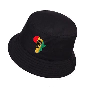 Nowy przypływ moda hip-hop rybak kapelusz pięść wsad haft dziki wiadro kapelusz mężczyźni i kobiety bawełna słońce kapelusze Panama casquette