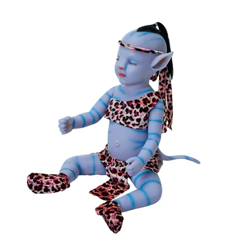 Nowy Reborn Baby Doll 20 cali realistyczne noworodki lalka słodki niebieski Baby Boy Night Light pełna winylu Boneca lalki zabawki dla dzieci