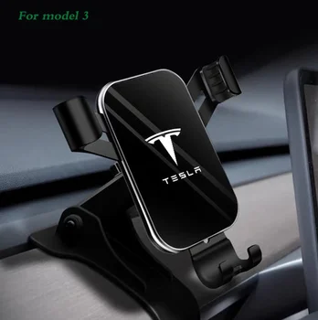 Nowy styl pokładowy Uchwyt telefonu Car Mounted Car Air Outlet uchwyt telefonu komórkowego Car Gravity Holder For Tesla model X/S Model 3
