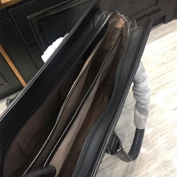 Nowy szablon męska biznesowa torba torba Torba na ramię spraw biznesowych luksusowy projekt komputerowy pakiet skórzany okrągły skóra