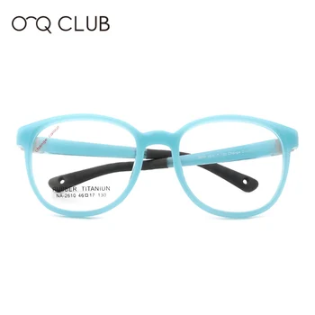 O-Q CLUB Kids Okulary TR90 Silikonowa krótkowzroczność optyczne, okulary dla dzieci kolor zmienia się bez śruby nowa moda okulary 2610