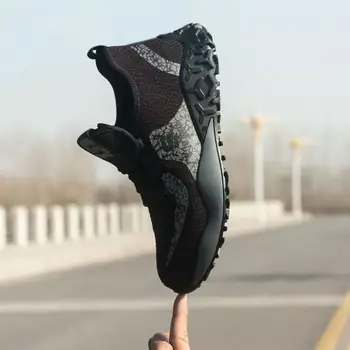 Obuwie męskie Anti-smash Stab-resistant Ryder Shoes Nieśmiertelną неразрушимая obuwie robocze ze stalowym czubkiem oddychające buty do biegania