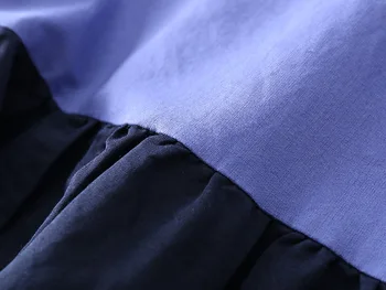 ORIGOODS niebieski patchwork bielizna sukienka bez rękawów zbiornika kobiety dorywczo słodkie letnie midi sukienka Kawaii Robe Femme Vestidos C175