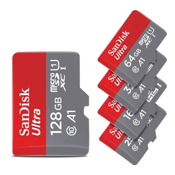 Oryginalny sandisk micro sd Class 10 memory card ultra A1 Karty TF microsd 16gb 32gb 32 gb 128gb 256gb 64gb