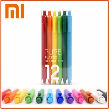 Oryginalny Xiaomi kolorowy znak uchwyt 0.5 mm wsad podpisu uchwyty 12 kolorów długopis Japonia farby szkolne papiernicze solidna żel pen