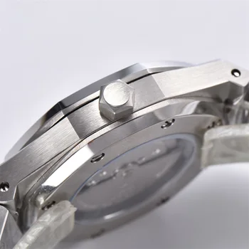 OUMASHI 41mm Men Sport Watch MIYOTA 8215 mężczyzna automatyczny mechaniczny zegarek ze stali nierdzewnej wodoodporny świecące zegar