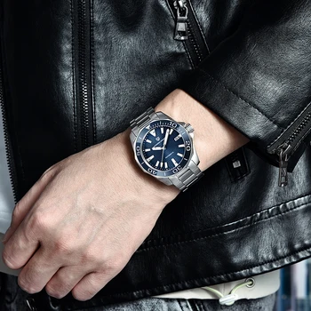 PAGANI DESIGN Fashion męskie zegarki mechaniczne Top Brand NH35A ceramiczny pierścień ze stali nierdzewnej sportowe wodoodporne zegarki mężczyzn