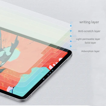 Papier, jak ochraniacz ekranu Rysunek matowa folia PET dla Apple iPad 9.7 Pro 10.5 mini 5 11 12.9 nowy 10.2 cali