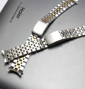 Pasek do zegarka 13mm 17mm 20mm stal nierdzewna metal watchband pasek bransoletka srebro dla Tudorów