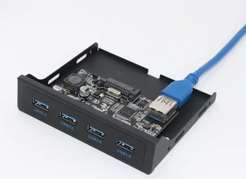 PCI-E to USB 3.0 PC Front Panel USB Expansion Card PCIE USB Adapter 3.5