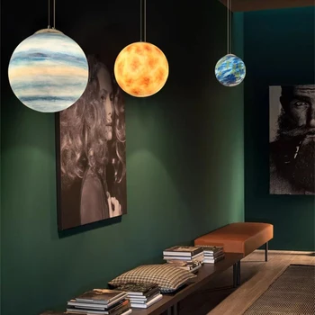 Planeta nasufitowe Księżyc Słońce model restauracja sypialnia lobby ozdoby droplight Couture pokój dziecięcy żywicy druku 3D szablon