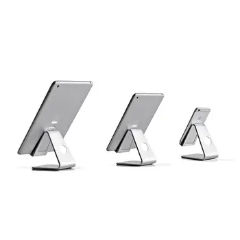 Podstawka do tabletu, przenośny, wytrzymały aluminiowy uchwyt dla ipada 3,5-10-calowych tabletów i smartfonów, E-czytniki Lazy Stand
