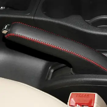 PONSNY samochód hamulec ręczny okładki etui do Nissan Qashqai skóra naturalna hamulec ręczny uchwyt pokrywa