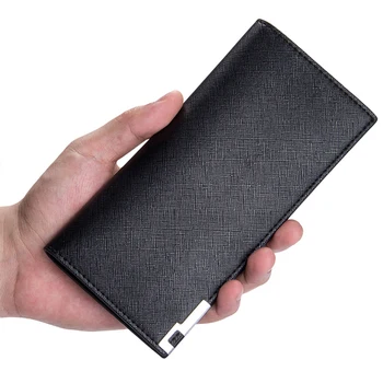 Portfel moda męska casual, styl wysokiej jakości męskie portfele portfel długi męski kopertówka wielofunkcyjny dużej pojemności skórzany portfel !