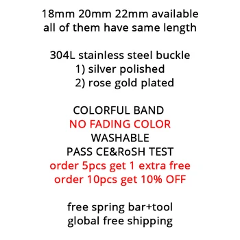 Premium nylon Zulu NATO pasek 18 mm 20 mm 22 mm płótno pasek watchband Mężczyźni Kobiety kolorowy drukowany watchband globalna Darmowa wysyłka