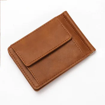 Prosty portfel krótki portfel nowy biznes moda portfel męski kreatywny wzór etui do kart klamra klucz etui portfel na monety