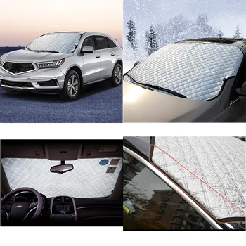 Przednia szyba samochodu osłona przeciwsłoneczna osłonę samochody deszcz, lód, śnieg ochraniacz anty-ciepła przednie okno gruby pojazd terenowy pokrywa