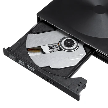 Przenośny nowy VCD CD DVD Burner USB 3.0 Type-c zewnętrzny odtwarzacz DVD napęd optyczny dla komputerów przenośnych