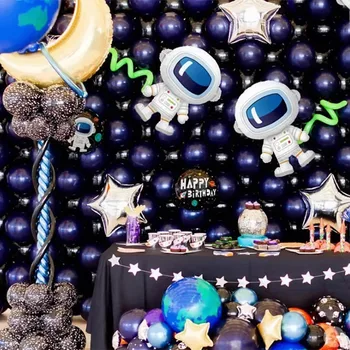 Przestrzeń Dekoracje Na Przyjęcia Tupperware Zestaw Galaxy Solar System Theme Party Boy Dzieci Dekoracje Urodzinowe Upominki