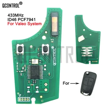 QCONTROL Car Control Remote Key e-płytka drukowana forOpel/Vauxhall Astra H 2004 - 2009, Zafira B 2005 - 2013