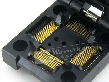 QFP100 TQFP100 IC51-1004-809 Yamaichi IC Test Burn-in Socket adapter 0,5 mm krok