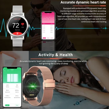 R2 Bluetooth Call Smart Watch Mężczyźni Kobiety ekran dotykowy masaż przypomnienie Sport fitness tracker rytmu serca Smartwatch for IOS Androi